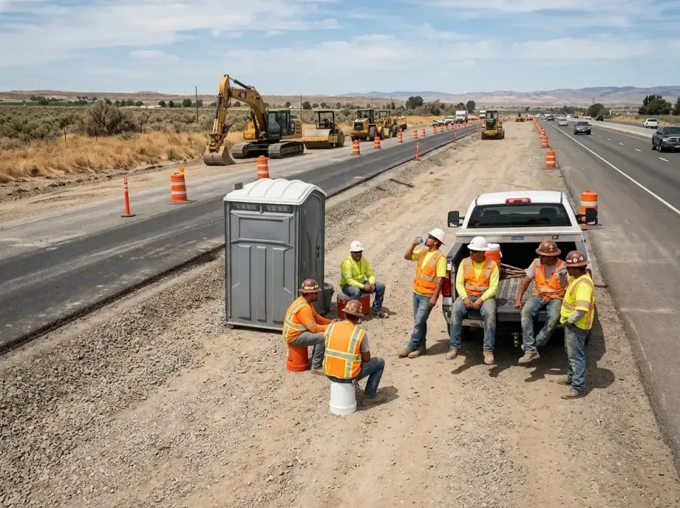 highway-road-construction-crew-007 — frequently asked questions, Porta Potty and Restroom Rentals in Santa Nella, CA